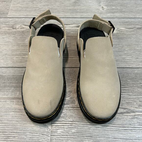 NWOT Dr. Martens Carlson Suede Mules Black E.H. Suede Sz 6 - Picture 8 of 10